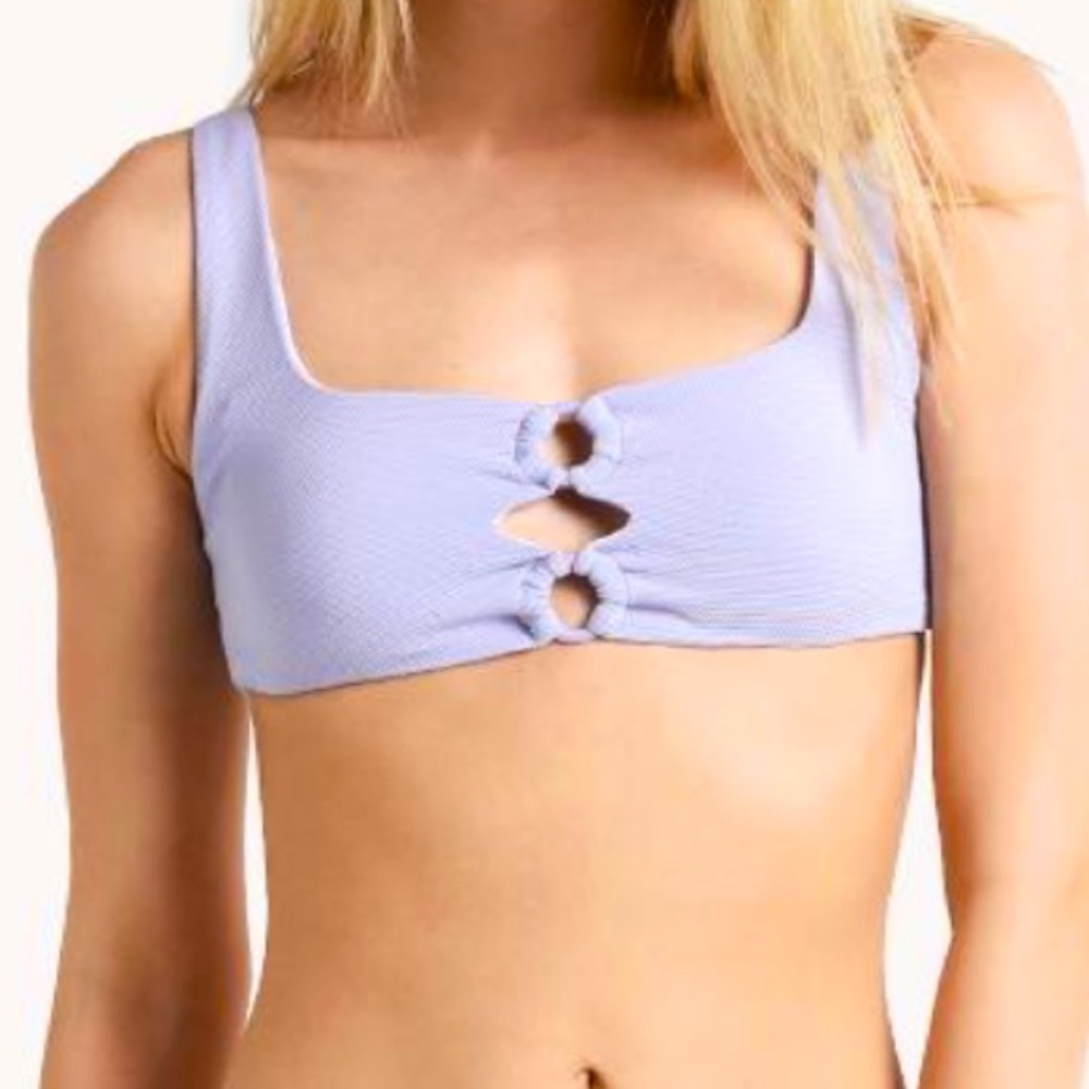 MAAJI WOMEN'S LAVENDER CIRCLE BIKINI TOP